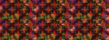 Kahverengi ve kırmızı renkte çiçekler. Düz Çiçek Elementleri Tasarımı. Sevimli çiçek raster deseni. Renkli Bahar Teması çizim şablonu.