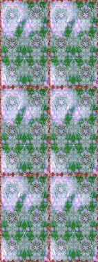 Tarafsız ve yeşil renklerde çiçekler. Düz Çiçek Elementleri Tasarımı. Renkli Bahar Temalı Kusursuz Arkaplan. Çiçeksiz desenli arka plan, yaz çiçekleri..