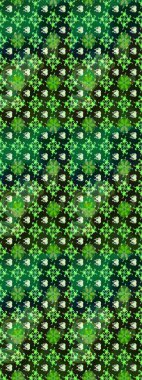 Düz Çiçek Elementleri Tasarımı. Yeşil renkli çiçekler. Renkli Yaz Temalı eskiz kalıbı. Raster illüstrasyonunda çiçek deseni çizimi.