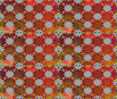 Üretim, duvar kağıdı, baskı, hediye paketi ve scrapbooking Tekstil veya kitap için çiçek sorunsuz arka plan kapsar. Raster resim. Küçük ölçekli çiçek basit şirin desen.