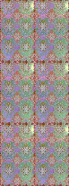 Çiçekli, suluboya desenli kusursuz çiçek deseni. Küçük çiçekte güzel bir çiçek deseni var. Raster deseni.