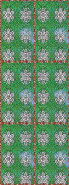 Parlak renkli çiçekleri ve yeşil renkli yaprakları olan kusursuz çiçek desenleri. Modern çiçek arkaplanı. Halk tarzı. Moda baskıları için zarif bir şablon.