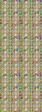 Altın elementlerle bej renklerde altın desen. Arkaplan, kumaş, altın duvar kağıdı. Düz elle çizilmiş klasik koleksiyon. Raster altın pürüzsüz desen.