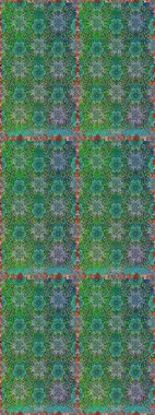 Nazik, narin çiçek arkaplanı. Çiçekli karalama şeklinde Raster çiçek deseni. Yeşil renkte çiçekler.