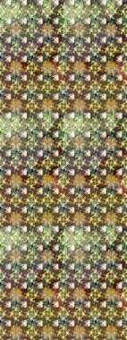 Çiçekli eskiz çizimi. Düz Çiçek Elementleri Tasarımı. Kahverengi renkli çiçekler. Renkli Yaz Teması çizim şablonu.