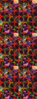 Siyah ve kahverengi renkte çiçekler. Çiçekli çizim şekli. Renkli Bahar Teması eskiz kalıbı. Düz Çiçek Elementleri Tasarımı.