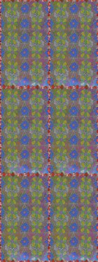 Süslü kumaş deseni. Raster deseni. Çiçekli, suluboya desenli kusursuz çiçek deseni.