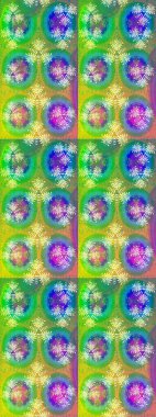 Nazik, sevimli çiçek arkaplanı. Yeşil renkli çiçekler. Raster çiçek desenli ve çiçekli..