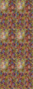 Raster 'ın taze dokusu. Yumuşak fayans. Yumuşak pamuk tasarımı. Klasik çiçek desenli. Paketleme, tekstil, duvar kağıdı için kusursuz çiçek arkaplanı.