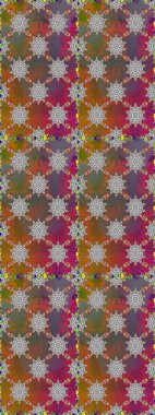 Elle çizilmiş çiçek deseni (fayans). Şirin çiçekli, desenli, kahverengi ve gri renklerde renksiz desenler. Tekstil için suluboya desensiz.