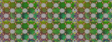 Renkli Bahar Temalı Kusursuz Arkaplan. Güzel kumaş deseni. Zentangle soyut çiçekleri. Düz Çiçek Elementleri Tasarımı. Karalama çiçeği. Raster illüstrasyonu.