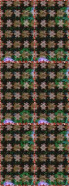 Küçük çiçekteki kusursuz desen. Güzel kumaş deseni. Raster illüstrasyonu. Güzel çiçek arkaplanı..