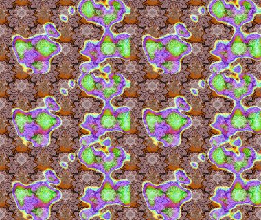 Raster stili kumaş deseni. Çiçekler suluboya çizim deseni.