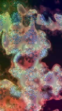 Gri renkli etnik çiçekli zarif eskiz deseni. Raster Çiçek İllüstrasyonu güzel tekstil..