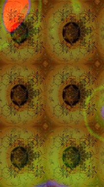 Raster illüstrasyonu. Güzel kumaş deseni. Bahar çiçekli güzel bir çiçek deseni..