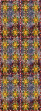 Kahverengi renkte manzaralı çiçek deseni. Sevgililer günü ve tebrik kartı konsepti için şık bir davetiye. Üst manzara, yumuşak stil. Çiçek kompozisyonu, el boyası, hassas şablon..