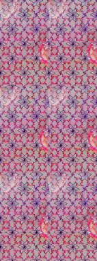 3D çiçekler, eskiz. Tarafsız renklerde. Raster illüstrasyonu.