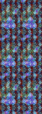 Suluboya tarzında mavi renkli çiçekler. Mavi renkte çiçeklerle birlikte çiçek deseni çiz.