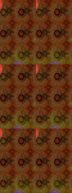 Renkli Bahar Teması eskiz kalıbı. Çiçek deseni. Chichi 'nin kumaş kalıbını çiz. Raster illüstrasyonu. Düz Çiçek Elementleri Tasarımı.