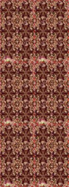 2019 Noel 'i, kar tanesi, yeni yıl. Kahverengi renklerde ve altın elementlerle klasik, pürüzsüz desen.