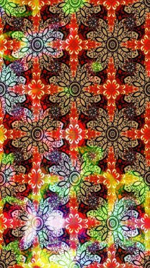 Raster illüstrasyonu. Kumaş, duvar kağıdı ve kağıt üzerine baskı yapmak için gelişen arka plan. Eski usul küçük çiçekli şirin bir eskiz deseni. Moda arka planında parlak buketler.