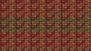 Kahverengi, kırmızı ve nötr renkte çiçekler. Renkli Bahar Teması çizim şablonu. Çiçekli çiçek deseni, suluboya. Düz Çiçek Elementleri Tasarım Raster illüstrasyonu.