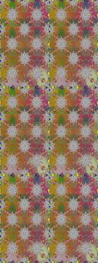 Duvar kağıdı, web sitesi arka planı, ambalaj kağıdı, davetiye, broşür, afiş veya web sitesi için kusursuz çiçek deseni kullanılabilir. Karalama elementleri. El çizimi Raster illüstrasyonu.