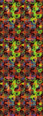 Flower eskiz arka planı. Şatafatlı bahar bahçesi dokusu. Raster illüstrasyonu. Çiçek deseni.