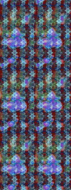 Suluboya tarzında mavi renkli çiçekler. Mavi renkte çiçeklerle birlikte çiçek deseni çiz.