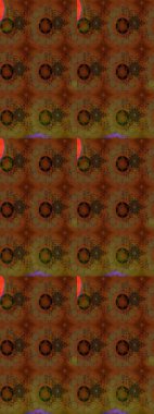 Renkli Bahar Teması eskiz kalıbı. Çiçek deseni. Chichi 'nin kumaş kalıbını çiz. Raster illüstrasyonu. Düz Çiçek Elementleri Tasarımı.