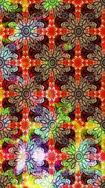 Raster illüstrasyonu. Kumaş, duvar kağıdı ve kağıt üzerine baskı yapmak için gelişen arka plan. Eski usul küçük çiçekli şirin bir eskiz deseni. Moda arka planında parlak buketler.