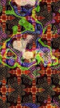 Kahverengi ve siyah renkli güzel çiçekli eskiz deseni, suluboya çiçek deseni, duvar kağıdı, kart veya kumaş için fayanslı. Raster..