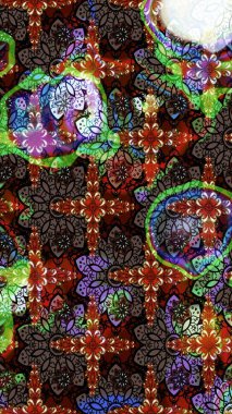 Güzel kumaş deseni. Çiçek arkaplan. Çizim raster deseni.