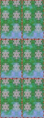 Raster illüstrasyonu. Kusursuz desen. Organik motif arka planı. Ultraviyole kumaş deseni.