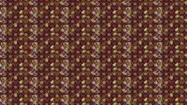 Vadinin çiçekleri kahverengi, kırmızı ve siyah renklerde. Çiçeksel çizim kalıbının çizimi.