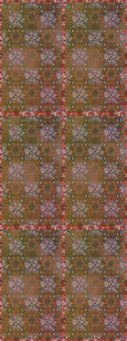 Çiçek deseni. Renkli Bahar Temalı Kusursuz Arkaplan. Raster illüstrasyonu. Düz Çiçek Elementleri Tasarımı. Kusursuz Chichi kumaş deseni..