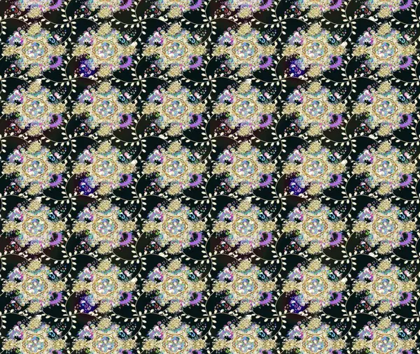 Çiçek. Taslak dekoratif arka plan, çiçek mandala. Gri renklerde. Raster illüstrasyonu.