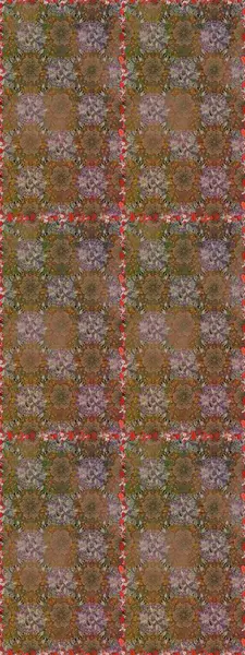 Çiçek deseni. Renkli Bahar Temalı Kusursuz Arkaplan. Raster illüstrasyonu. Düz Çiçek Elementleri Tasarımı. Kusursuz Chichi kumaş deseni..