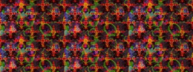 Yumuşak fayans. Paketleme, tekstil, duvar kâğıdı için çiçek eskizi. Klasik çiçek desenli. Raster 'ın taze dokusu. Yumuşak pamuk tasarımı.