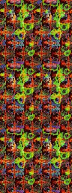 Flower eskiz arka planı. Şatafatlı bahar bahçesi dokusu. Raster illüstrasyonu. Çiçek deseni.