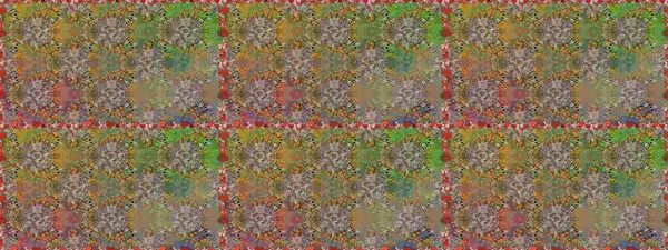 Kahverengi ve bej renklerde bahar çiçekleri. Raster çiçekleri klasik tarzda çizilmiş. Raster illüstrasyonu. Çiçekli, pürüzsüz desen.