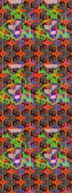 Moda arka planında parlak buketler. Raster illüstrasyonu. Kumaş, duvar kağıdı ve kağıt üzerine baskı yapmak için gelişen arka plan. Eski usul küçük çiçekli şirin bir eskiz deseni..