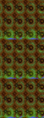 Renklerde güzel çiçekler ve yapraklar olan eskiz deseni, suluboya çiçek deseni, duvar kağıdı, kart veya kumaş için fayanslı. Raster illüstrasyonu.