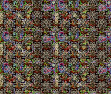 Güzel kumaş deseni. Raster suluboya deseni, narin çiçekler, gri çiçekler, tebrik kartı şablonu..