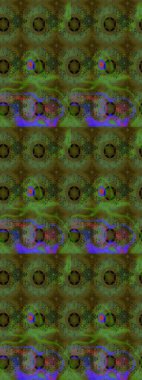 Renkli güzel çiçekli eskiz deseni, suluboya çiçek deseni, duvar kağıdı, kart ya da kumaş için fayanslı. Raster..