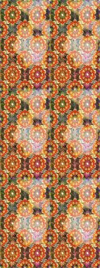 Şam, tasarım için kusursuz desen. Kahverengi renklerde, altın elementlerle pürüzsüz desen.