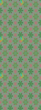 Nazik, narin çiçek arkaplanı. Yeşil renkli çiçekler. Raster çiçek desenli ve çiçekli..