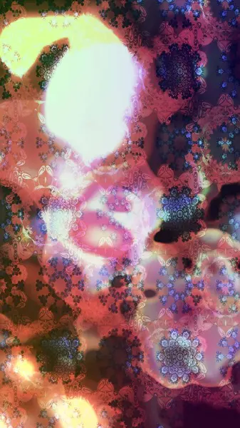 Dallı bahar çiçekleriyle desen, kahverengi renklerle çiçek siluetiyle desen. Raster deseni.