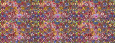 Kahverengi renkli çiçekler. Yumuşak, bahar çiçekli arka plan. Raster çiçek desenli ve çiçekli..