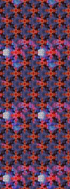 Renkli Yaz Temalı eskiz kalıbı. Düz Çiçek Elementleri Tasarımı. Raster illüstrasyonundaki çiçek desenli çizim. Mor renkte çiçekler.